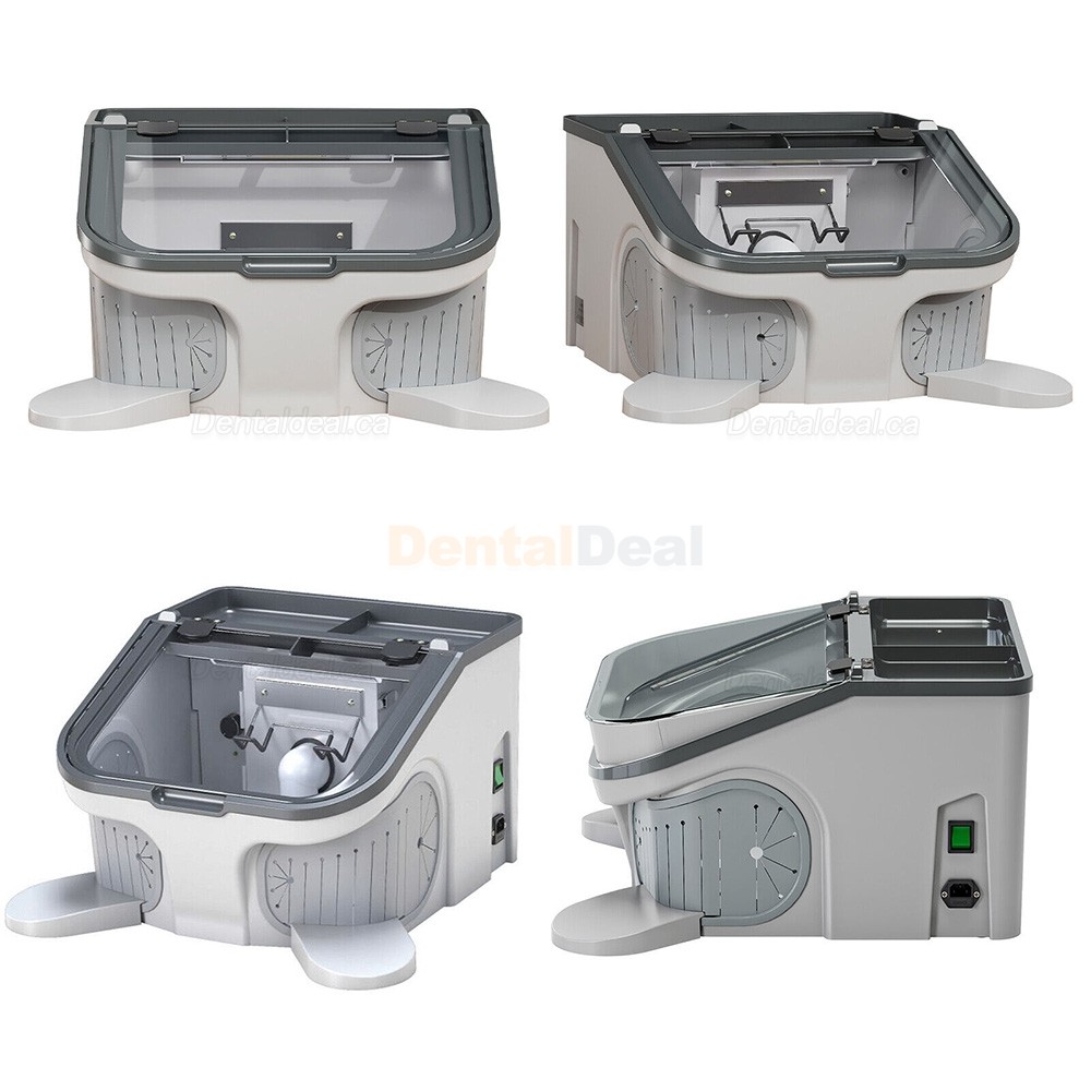 JT-69 Dental Lab Sandblaster Machine Sandblasting Dust-proof Box with LED Light